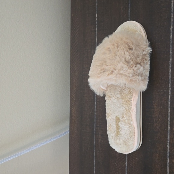 NWT Coface Cream Open Toe Slippers Size 9 - Picture 4 of 8